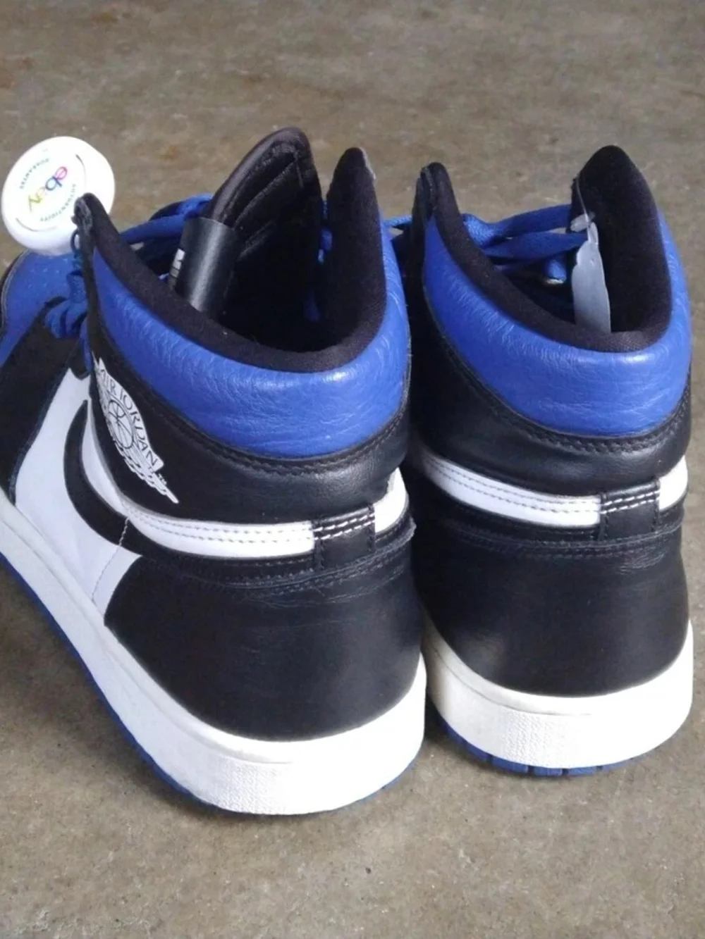 Nike Air Jordan 1 High - Royal Blue/Black/White Men 10